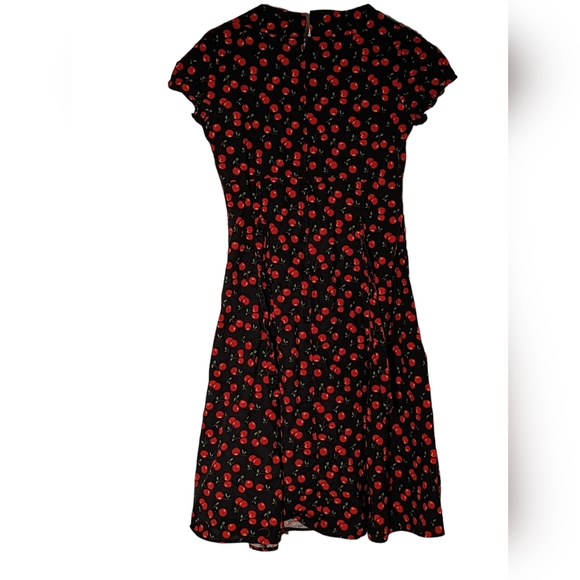 Cherry pattern pin-up style dress in medium - Picture 2 of 4